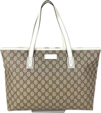 Gucci Pre-owned Tote Bags, female, Beige, Size: ONE SIZE Pre-owned Tote Bag