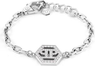 Philipp Plein Hexagon Bracelet - Dames - Armbanden - Grijs - ONE Size - Accessoires