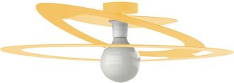 Lumicom Lumicom - dilate Plafoniera, 1X E27, max 42W, metallo, giallo, D.40cm