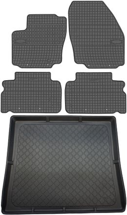OEM Juego De Alfombrillas De Goma Para Coche Y Alfombrilla Para Maletero Para Ford Galaxy Ii Van De Junio De 2006 A 2010