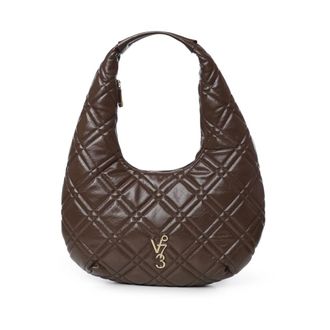 V&deg; 73 Diaspro Schoudertas - Dames - Tassen - Bruin - Maat: ONE Size Zijde