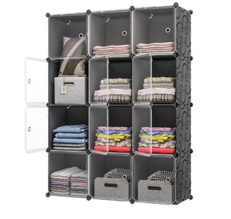 OEM Armario Modular 12 Estantes Estantes Librer&iacute;a Muebles Armario