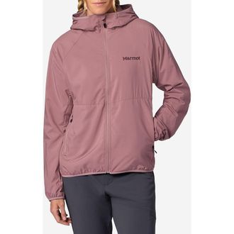 Marmot Aerothermal Hooded Jacket in Light Mauve at Nordstrom, Size X-Large