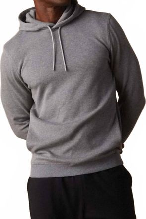 The Normal Brand MenS Fleece Puremeso Hoodie In Athletic Grey