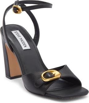 Steve Madden Lilliana Ankle Strap Sandal in Black at Nordstrom Rack, Size 9.5