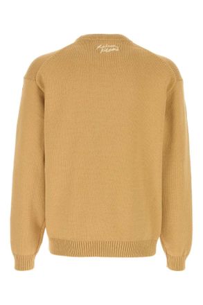 Maison Kitsun&eacute; Om00802kt1030 0102 Cork Exterior: Cotton Nylon Maglieria Sweater