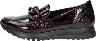 Rieker Sportief - Dames - Loafers - Rood - 39 EU - Schoenen