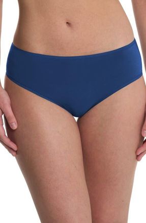 Natori Bliss Bare Cotton Hipster Briefs in Dark Cobalt at Nordstrom, Size Xx-Large