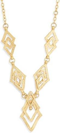 Karine Sultan Art Deco Necklace in Gold at Nordstrom Rack