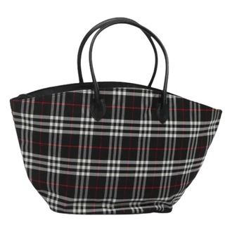 Burberry Pre-owned Vintage Tote Bag - Dames - Vintage Shopper - Zwart - ONE Size - Nylon - Vintage
