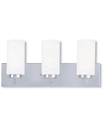 Livex Lighting Livex West Lake 3-Light Polished Chrome Bath-Light