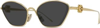 Loewe 30A Zonnebril - Dames - Accessoires - Geel - Maat: 57 MM