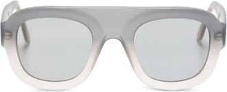 Andy Wolf ombré-effect rectangle-frame sunglasses - Grey