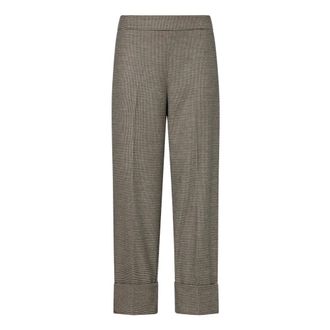 Liu Jo Pantaloni pied de poule - - Trousers - Donna - Marrone - S