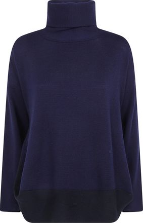 Pierantonio Gaspari Sweater Bicolor Bicolor High Neck Sweater