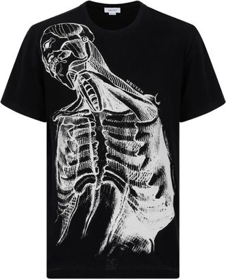Alexander McQueen Hombre, Camisetas, Negro, Talla: L