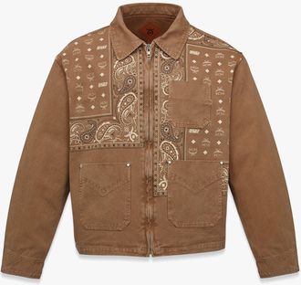 MCM Mcm X Kasina Bandana Monogram Jacket In Oxford Cotton