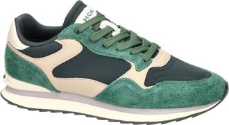 Hoff City Antwerp - Heren - Sneakers - Groen - 42 EU - Leer - Schoenen