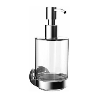 Emco Emco - Dispensador De Jab&oacute;n Redondo Recipiente De Cristal, Modelo