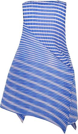 Issey Miyake Generic Stripes Machine Pleats Dress