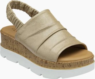 Lotus Womens Jessie Womens Sandals - Gold - Size: 3