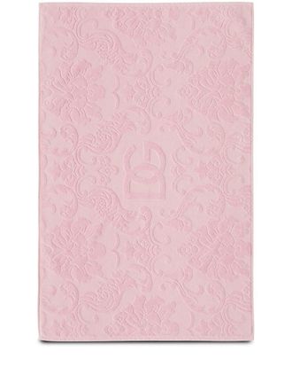 Dolce & Gabbana cotton terry bath mat - unisex - Cotton - One Size - Pink