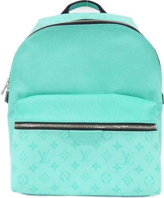 Louis Vuitton Monogram Vert Coated Canvas Leather Backpack (Pre-Owned)