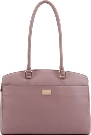 Paul Costelloe Womens Marina Leather Shoulder Bag - Pink - One Size