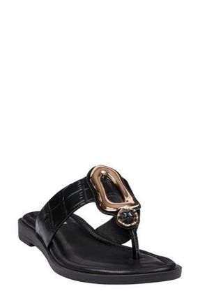 Good Choice Shoes Evarie Slide Sandal in Black at Nordstrom Rack, Size 7.5