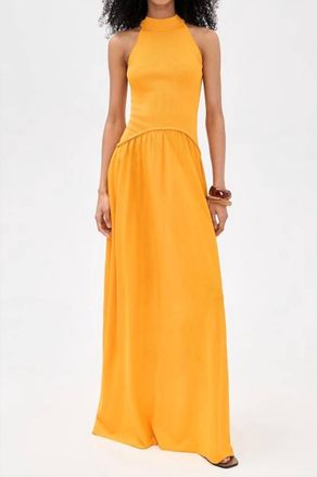 Solid & Striped Isola Maxi Dress In Pineapple