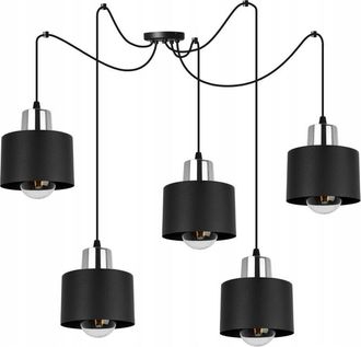 OEM L&aacute;mpara De Techo Moderna Colgante L&aacute;mpara Led Negra