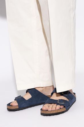 Birkenstock Kyoto Slides, Mens, Navy Blue