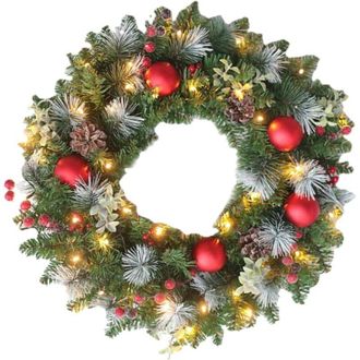OEM 1 Guirnalda Circular Navide&ntilde;a De Enredaderas, Decoraci&oacute;n Navide&ntilde;a Para Pared, Decoraci&oacute;n Del Hogar, Guirnalda Para Chimenea, Accesorios De Decoraci&oacute;n 