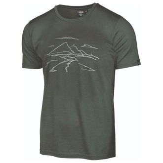 Ivanhoe of Sweden Underwool Ceasar Mountain Merinoshirt f&uuml;r Herren | gr&uuml;n