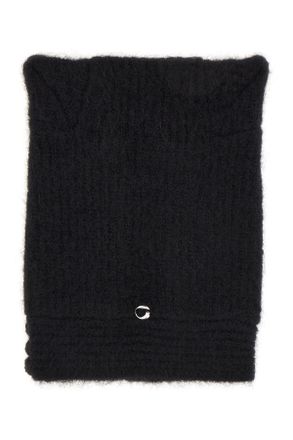 Coperni Black Stretch Wool Blend Beanie Hat