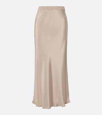 Max Mara Gonna sottoveste in satin di seta