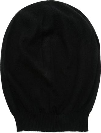 Rick Owens Berretto in cashmere - Nero