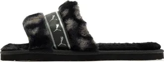 Puma (WMNS) PUMA Fluff Remix Animal BX Black Grey 390970-02
