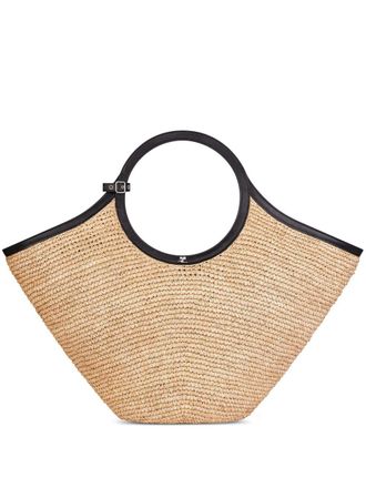 Courrèges Courreves Max Holy Rafia Tote Tasche