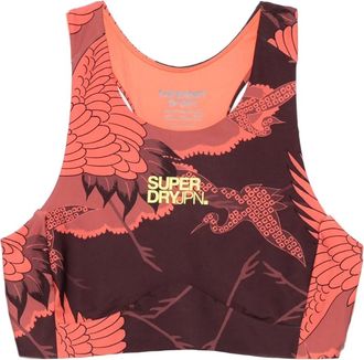 Superdry floral-print top - women - Recycled Polyester/Elastane - 12 - 8JQ