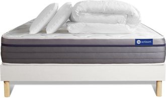Actisom Pack Colch&oacute;n Blanco L&aacute;tex Y Espuma Viscoel&aacute;stica 180 X 200