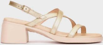 Wonders Womens Moai Sandals In Gold