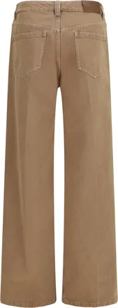 Brunello Cucinelli Womens Straight Jeans Warm Amber Cotton