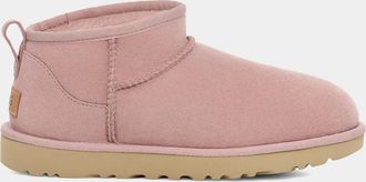 UGG Womens Classic Ultra Mini Boot In Rose Grey
