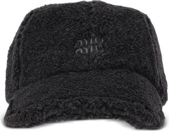 Miu Miu Fleece Baseball Cap