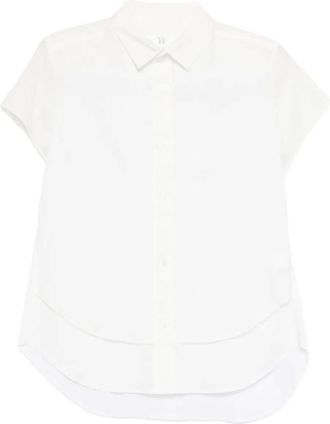 Yohji Yamamoto Camicia a strati - Bianco