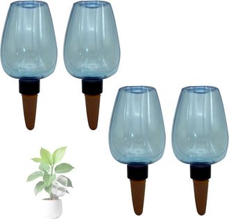OEM Dispositivos De Riego Para Plantas De Colores, Paquete De 4 - Azul