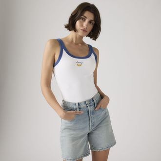 Levi's Graphic Essential Tank Top - Womens - XS - Blue
