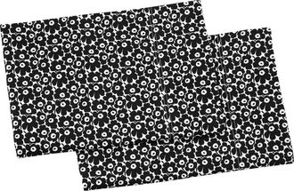 Marimekko Pikkuinen Unikko 2-Pack Shams in Black at Nordstrom, Size Standard