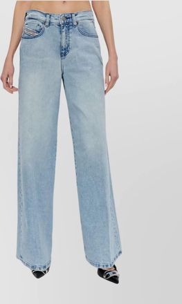 Diesel wide-leg trousers belt loops